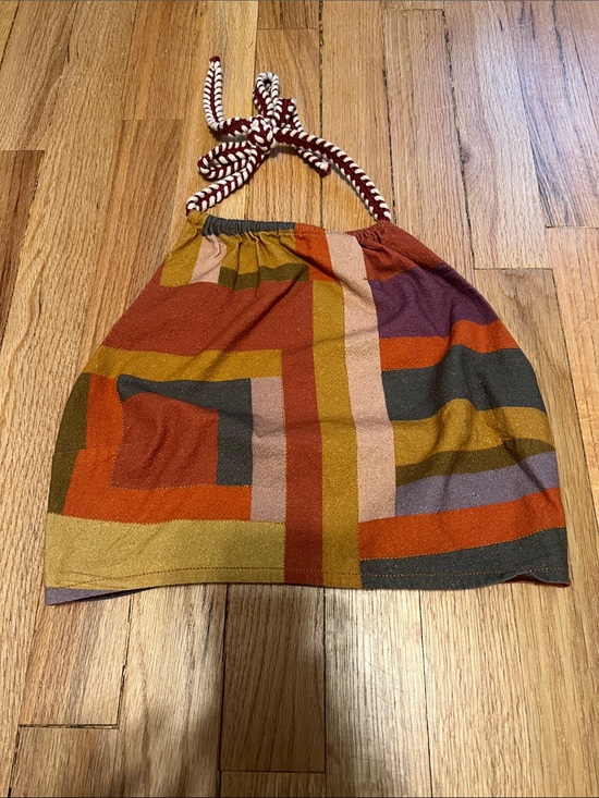 Kimchi Blue Tops - Kimchi Blue Multicolor Geometric Halter Top